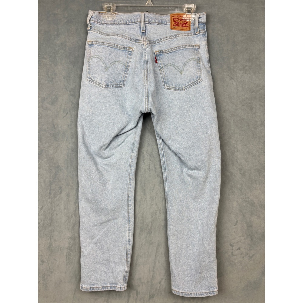 Levis 501 Original Fit Light Wash Straight Leg Button Fly Jeans W29 L26